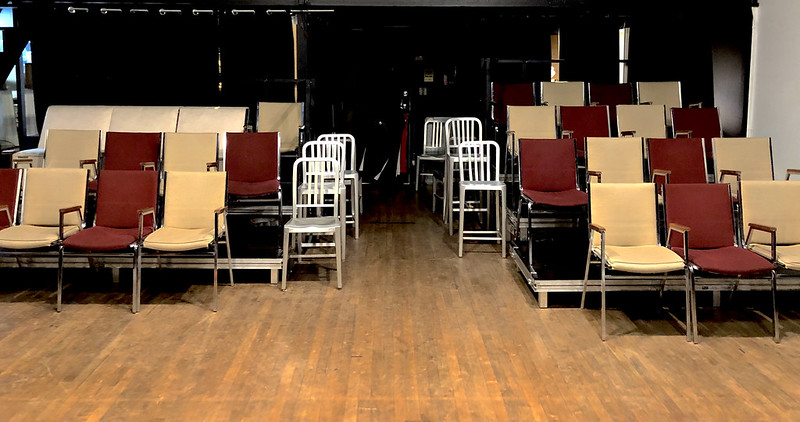 Studio 210's audience seating